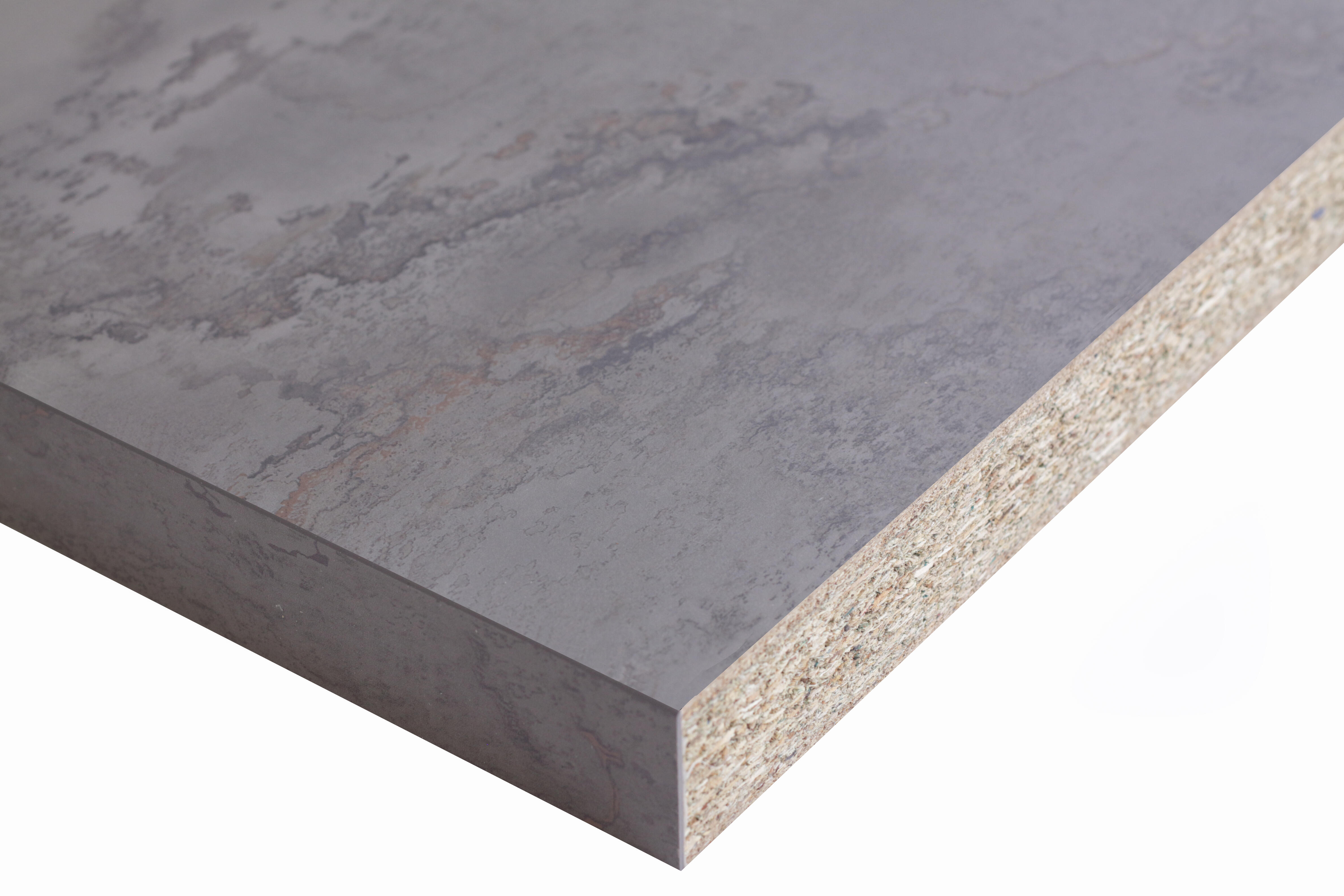 Plan de travail stratifié gris SIDEWALK/IBLA L.3040 x P.630 x ép.39 mm