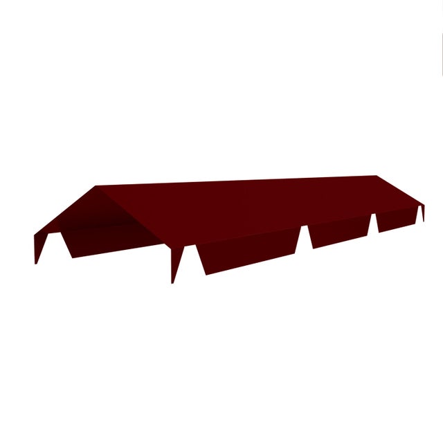 FAITIERE CRANTEE DOUBLE PANS 210CM ROUGE