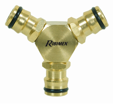 Raccord triple mâle en laiton Fitt - RIBIMEX 