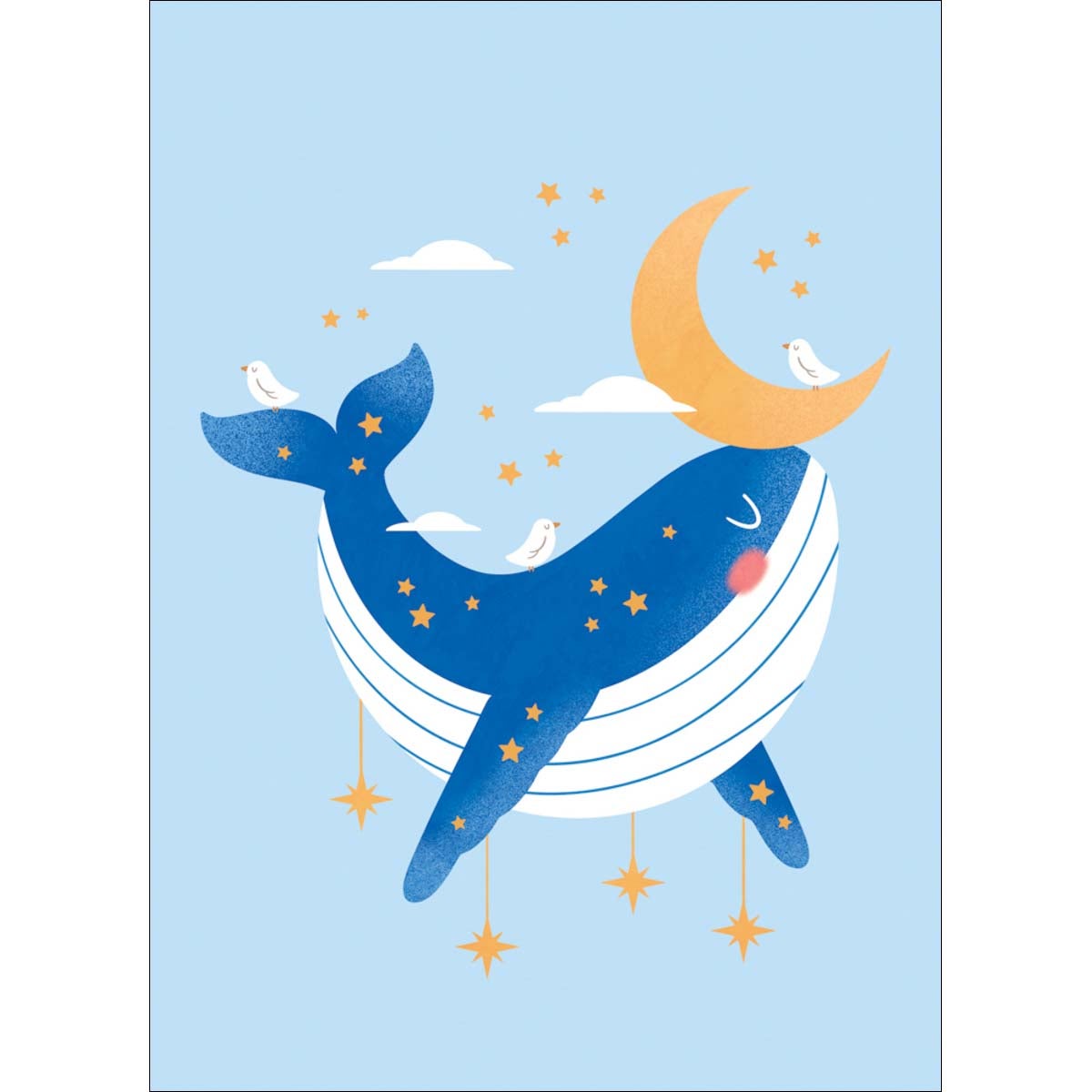 Affiche Baleine, assorti BLUE ART l.40 x H.30 cm | Leroy Merlin