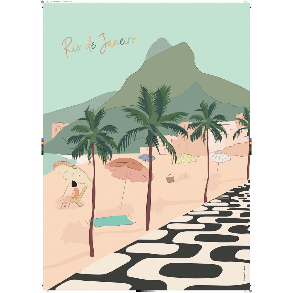 Tablou Canvas 1 piesa Rio de Janeiro 0137 50X30 cm C24 0137 B 1 50X30