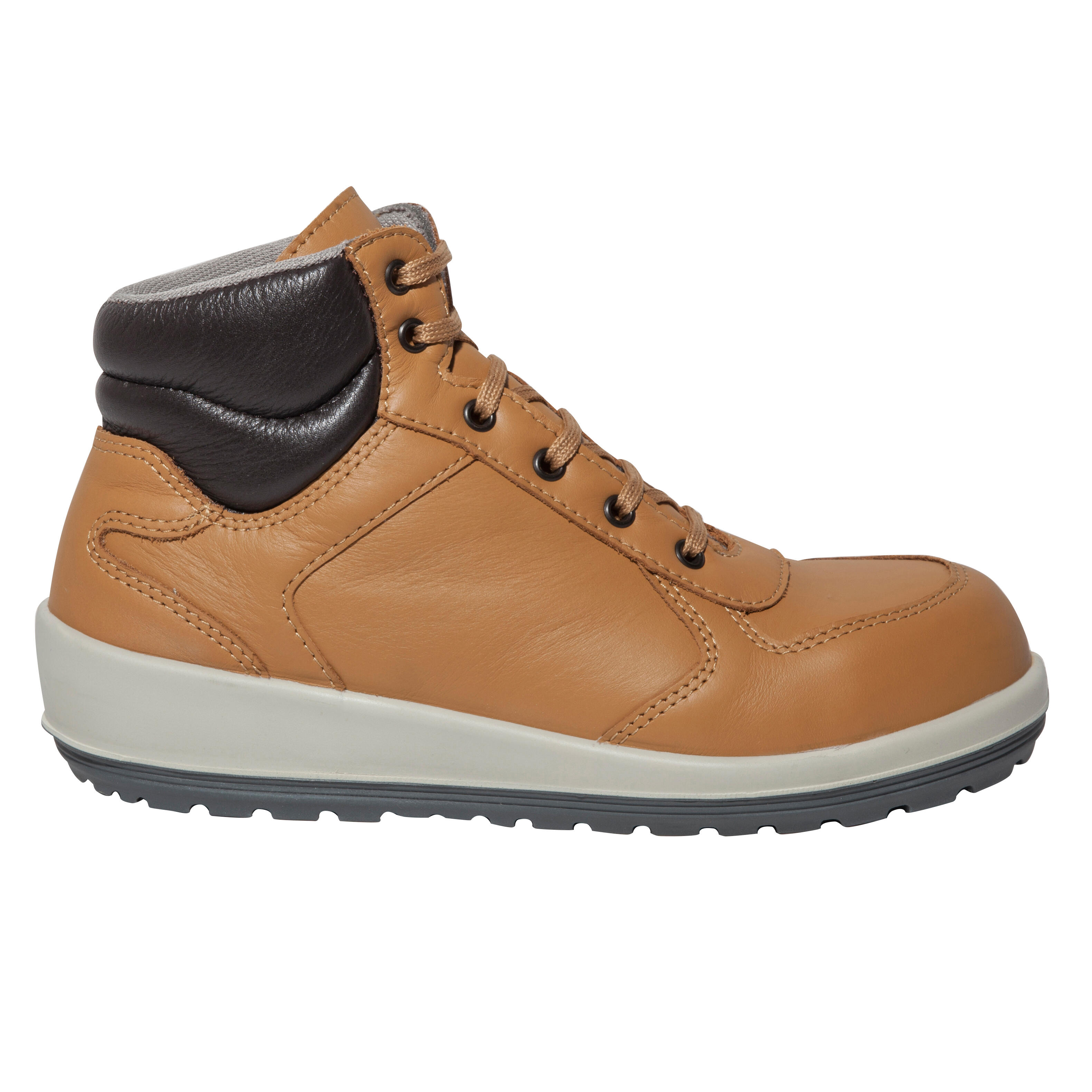 Chaussure de sécurité femme montante couleur miel S3 Brazza