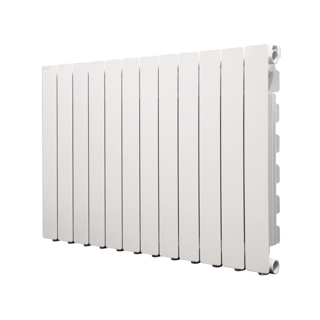 Radiateur eau chaude horizontal blanc SIMUN - NOVA FLORIDA