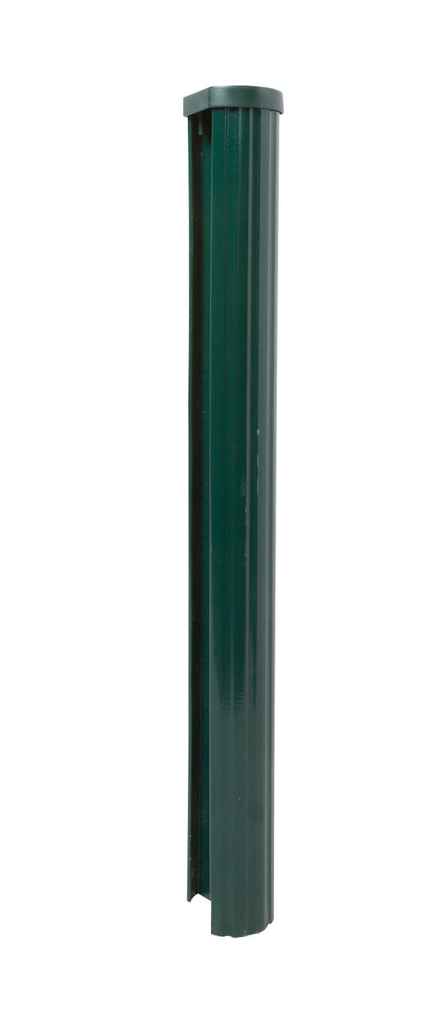 Poteau à encoches vert Long.2,2 m