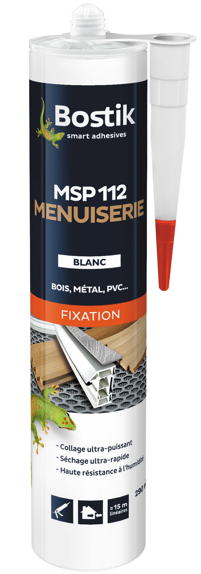 Colle menuiserie MSP 112 290 ml - BOSTIK