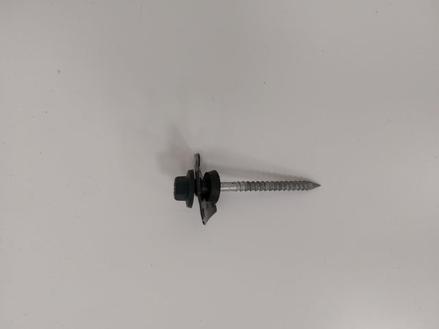 50 TIREFONDS 6X80MM + RONDELLE ANTHRACITE - ETANCO