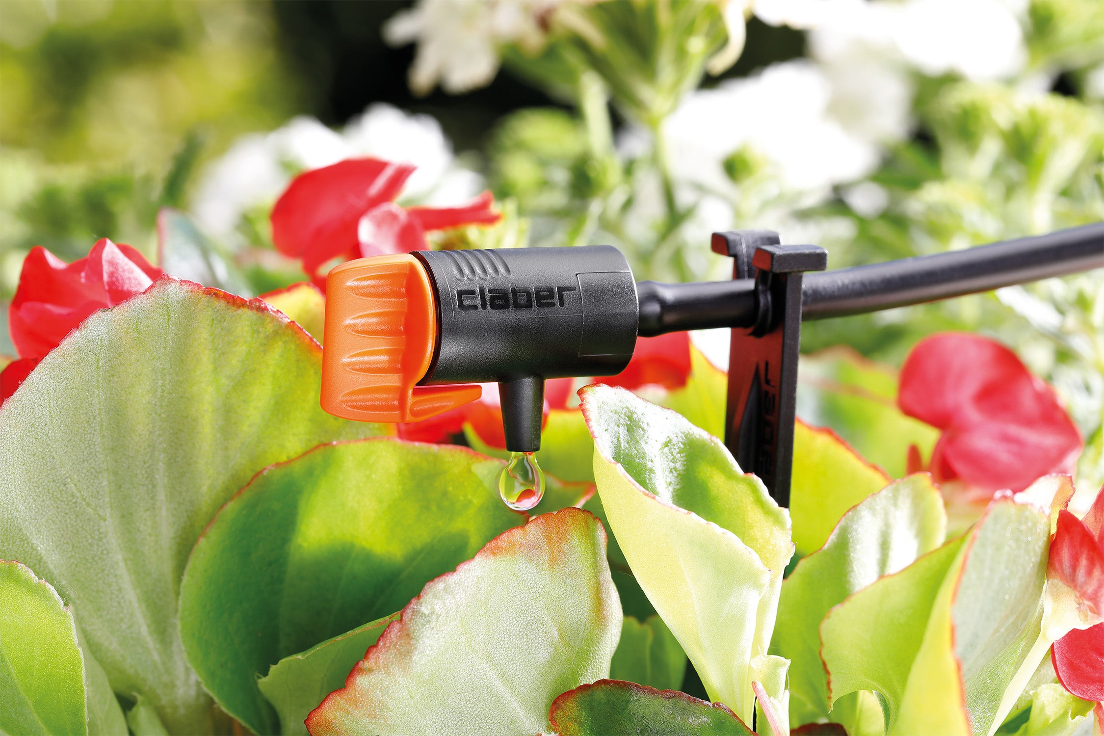 Gocciolatore fine linea in polipropilene CLABER regolabile - 5