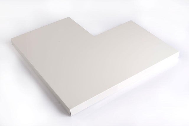 ANGLE COUVERTINE ALU BLANC 450X270MM