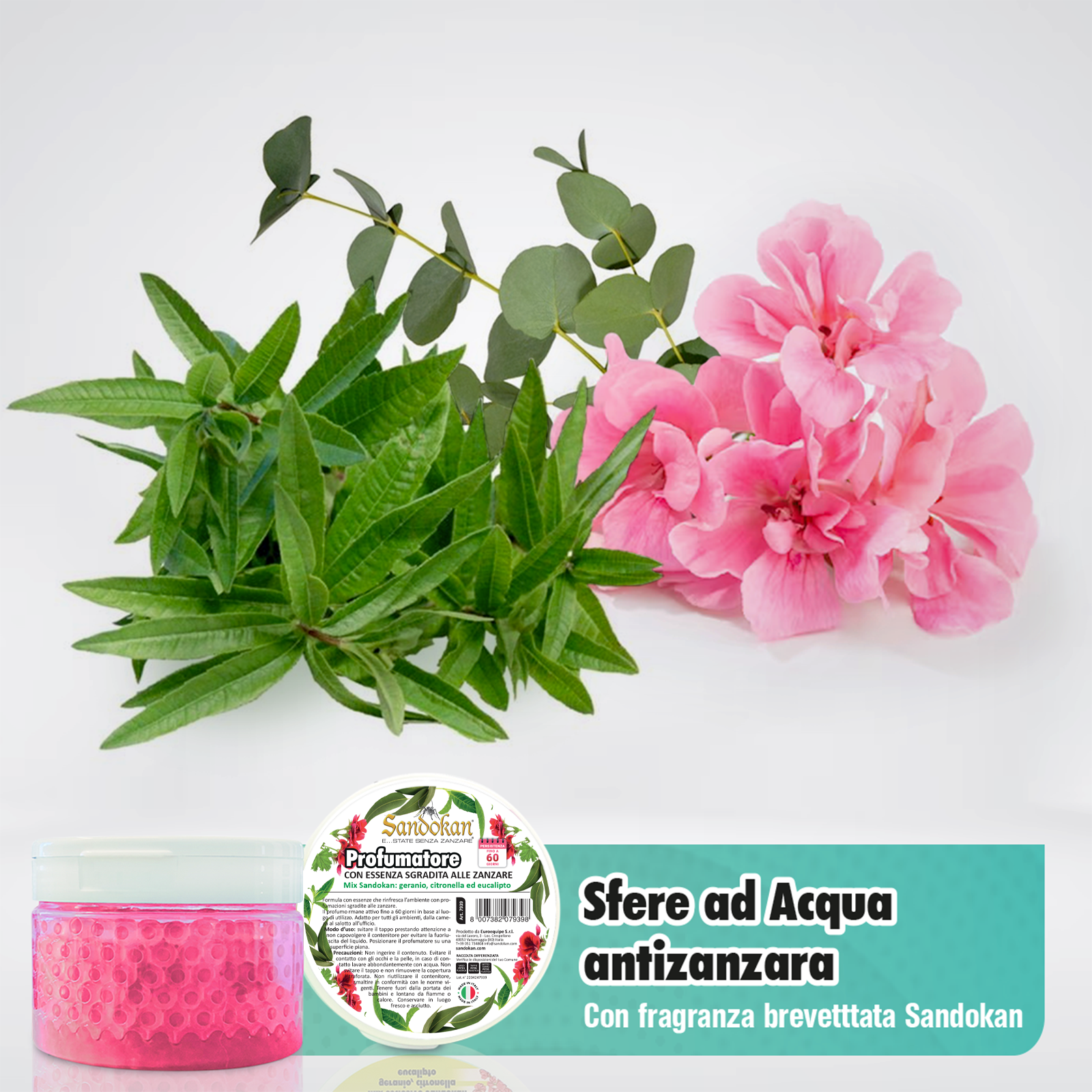 Repellente liquido per zanzare SANDOKAN Sfere d'acqua 250 ml - 4