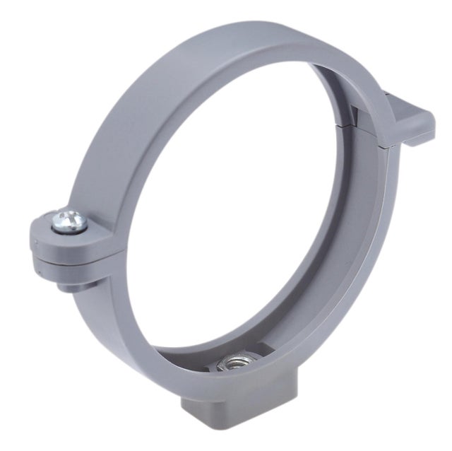 Collier à charnière évacuation PVC 7 x 150 Diam.80 mm