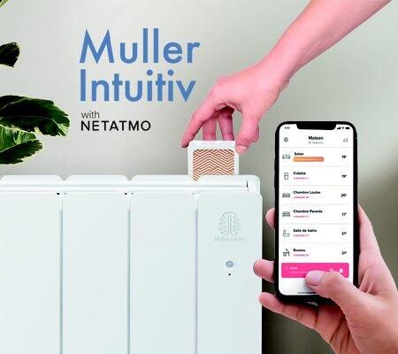 Radiateur électrique à inertie fluide 1500 W Wish connect - AIRELEC