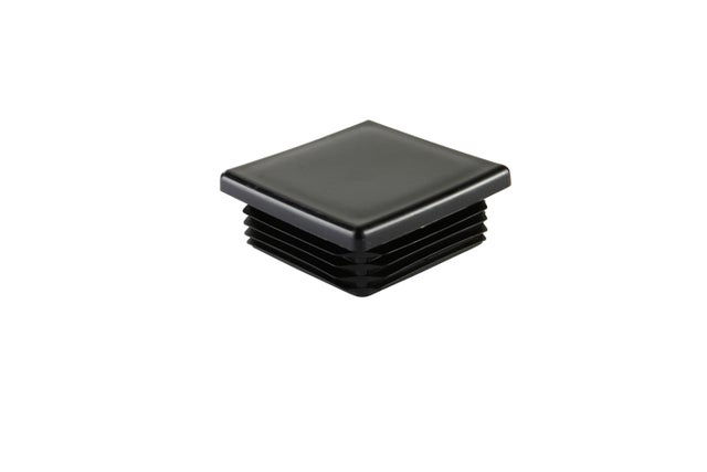 Lot de 6 embouts carrés plastique de 16 x 16 mm  Ep.0,8 à 2,5 mm