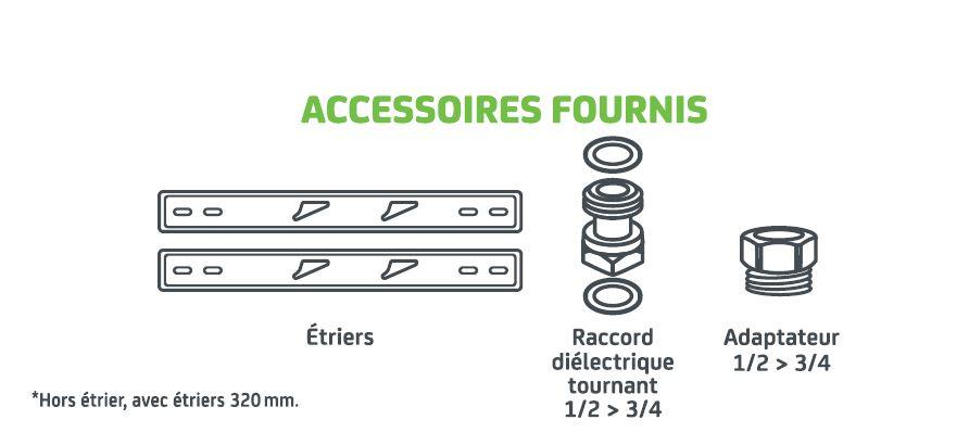 Chauffe-eau électrique plat horizontal/vertical SAUTER Guelma connecté 100L - 9