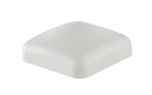 5 chapeaux PVC pour poteau blanc L.80 x l.80 mm
