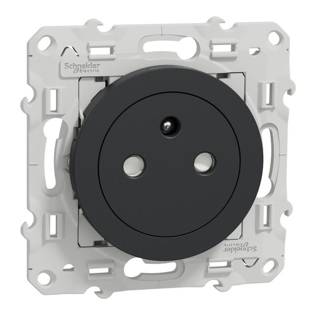 Prise de courant 2P+T affleurante ODACE - SCHNEIDER ELECTRIC