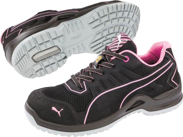 Chaussure sécurité femme basse S1p Noir/Rose T.40 TC FUSE - PUMA