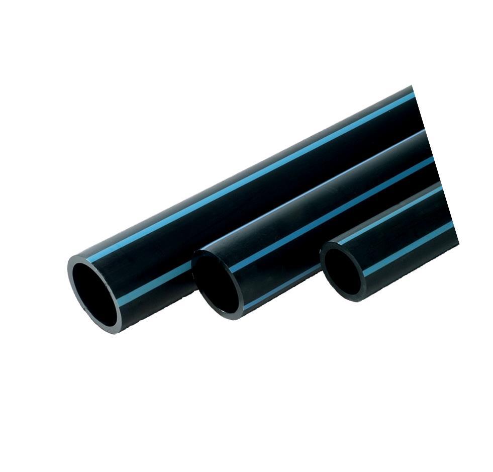 Tuyau polyéthylène trait bleu Diam. 25 mm en couronne Long.25 m - 2