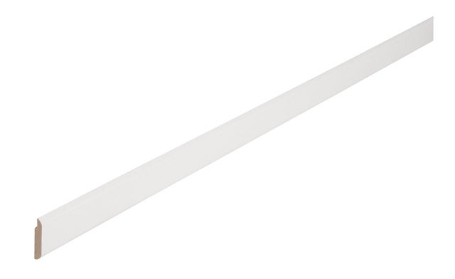 Couvre-joint à feuillure en MDF prépeint 9 x 38 mm Long.2,44 m - SOTRINBOIS