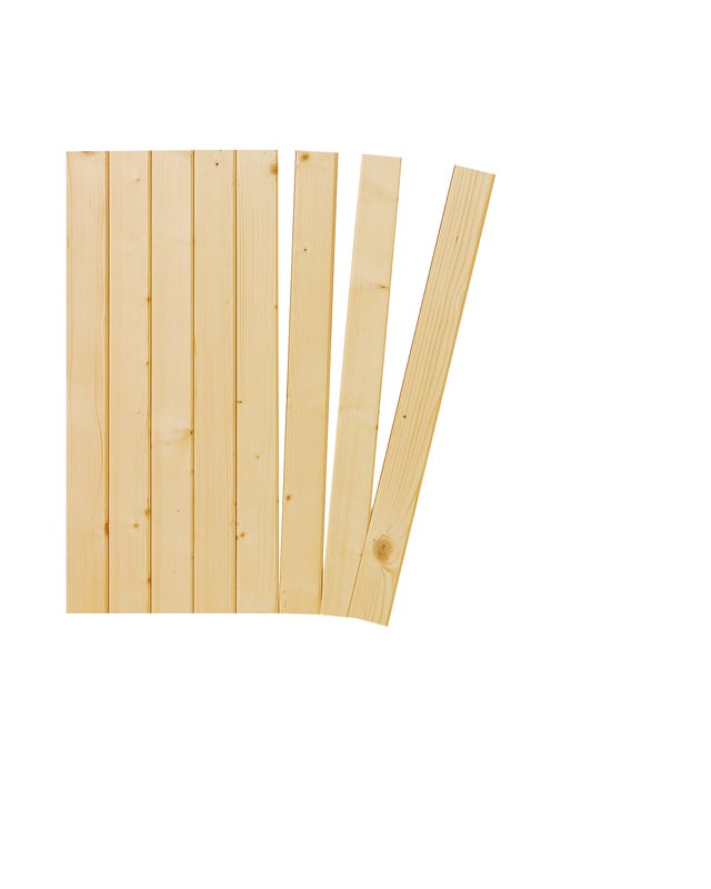 5 lames volet sapin 27 x 90 mm Long.238 cm