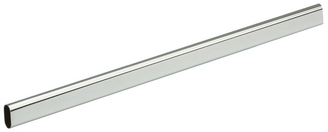 Tube penderie ovale chrome Long.1 m - HETTICH