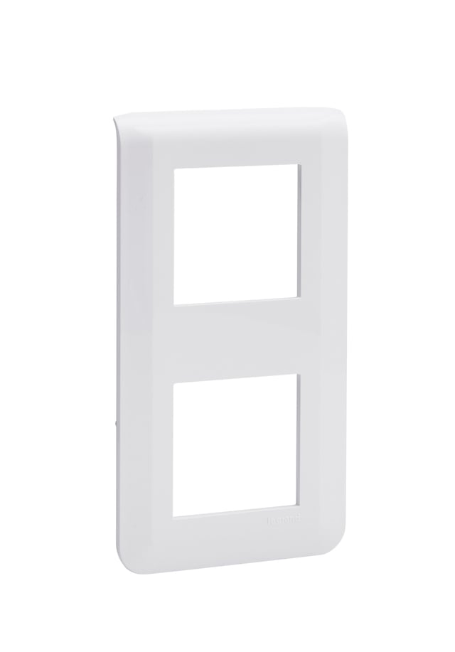 Enjoliveur - 4 x 2 Modules - Blanc - Legrand Mosaic 078808L