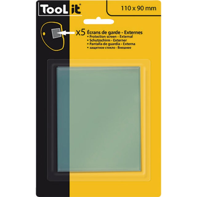 Lot de 5 écrans externes 110 x 90 flip flap + techhno - GYS