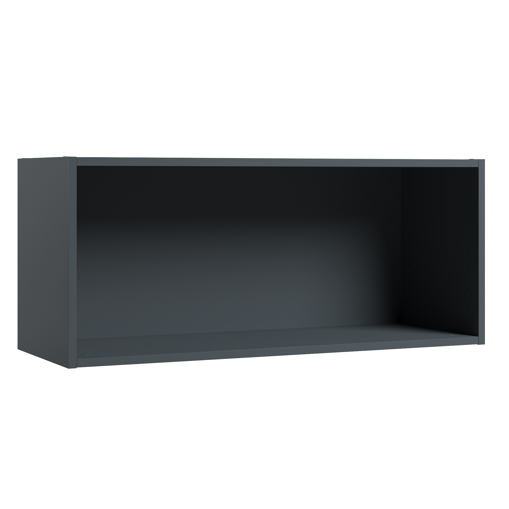 Caisson haut de cuisine l.90 x H.38,40 x P.33 cm Gris - 4