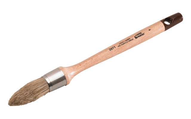 Pinceau à rechampir pour traitement bois taille 0 - L'OUTIL PARFAIT