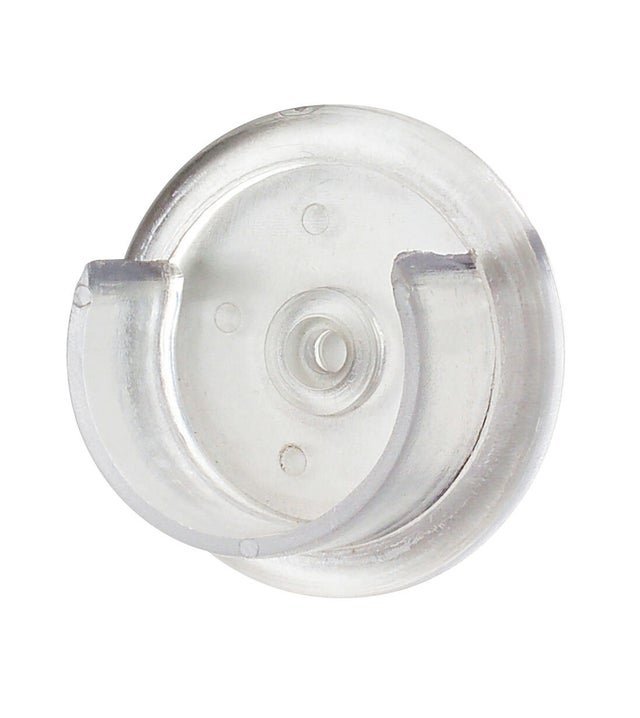Support entre mur translucide Diam.20 mm 2 pièces - HETTICH