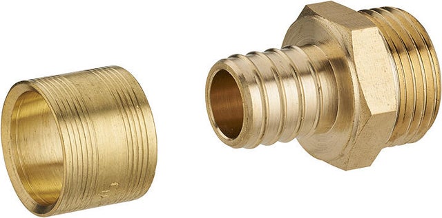 Raccord mâle M.12X17(3/8'') PER à glissement Diam.16 mm - (lot de 2)