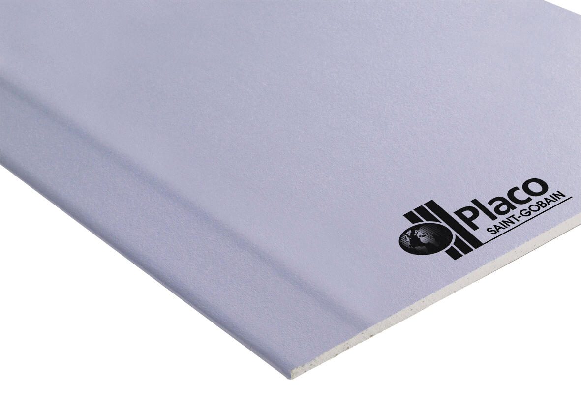 Plaque de plâtre BA13 acoustique NF H.250 x l.120 cm - PLACOPLATRE - 3