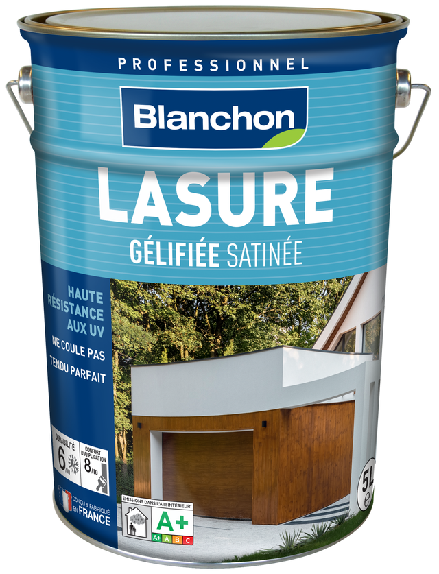 Lasure gélifiée chêne moyen 5 L - BLANCHON