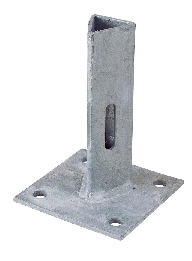 Ancre sur platine pour poteau Te30