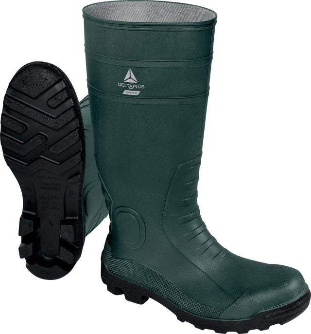 Bottes de sécurité vert S5 T.45 - DELTA PLUS
