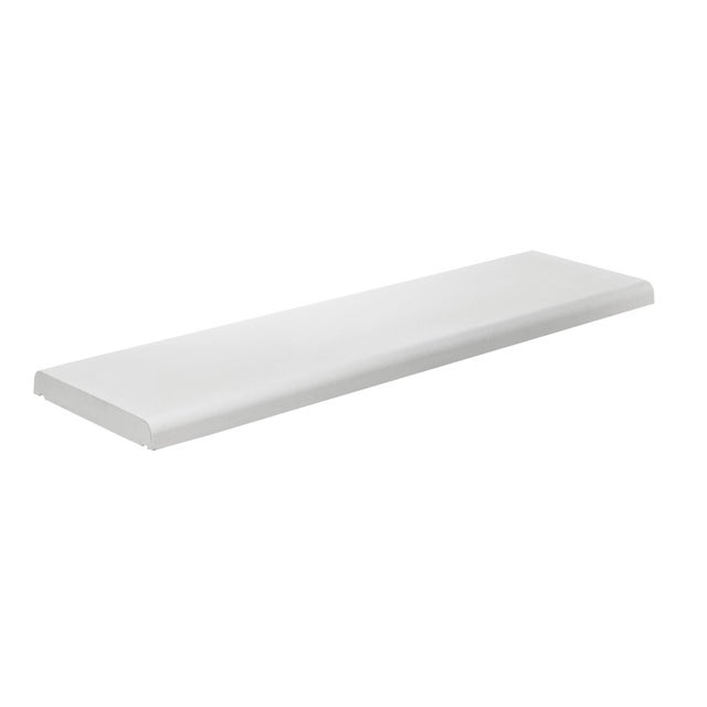 Couvre mur plat blanc L.100 x l.30 x Ep.4 cm