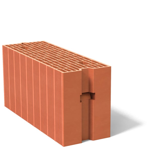 Brique de construction NF l.20 x L.56 x H.27,40 cm - BGV 4G R=1.40