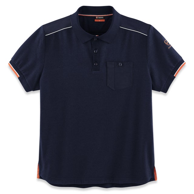 Polo de travail ossey bleu T.S - PARADE