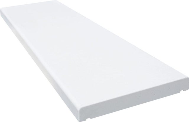 COUVRE MUR LISSE PLAT BLANC 99X30CM 