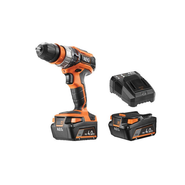 Perceuse visseuse à percussion sans fil 18V 4Ah + coffret - AEG