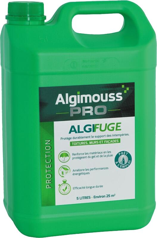Imperméabilisant toitures, murs et façades 5 L Algifuge - ALGIMOUSS