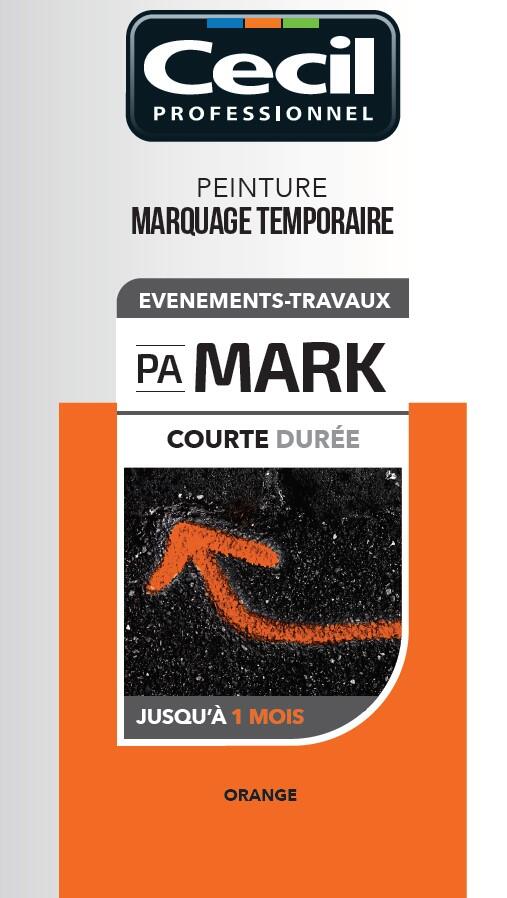 Peinture aérosol de marquage temporaire courte durée orange 500 ml - CECIL PRO - 3