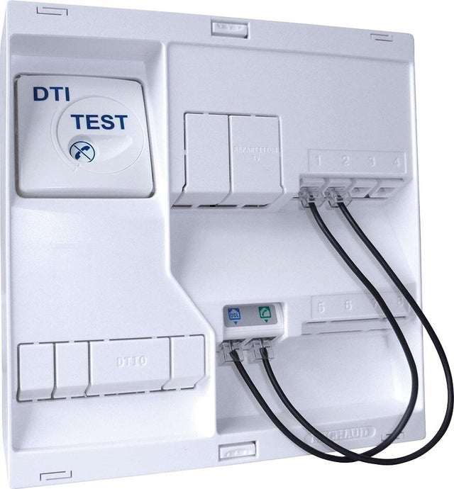 Tableau de communication neo grade 1 4 RJ45 DTI + TV2S - MICHAUD