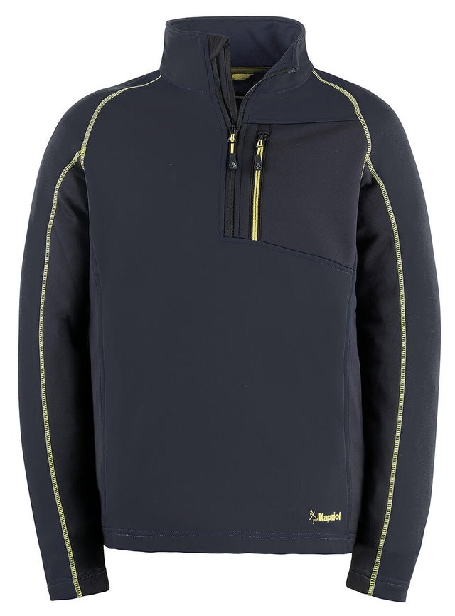 Polaire de travail noir T.XL TECH - KAPRIOL