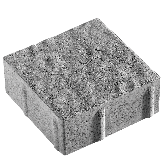 Pavé gris nu Lavardin, L.15 x l.15 x Ep.6 cm, le m²
