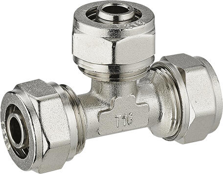 Raccord té multicouche à compression Diam.26 mm