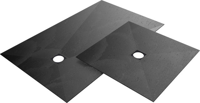 Revêtement pour Receveur excentré carbon noir l.140 x L.90 x Ep.0,06 cm Fundo top primo - WEDI