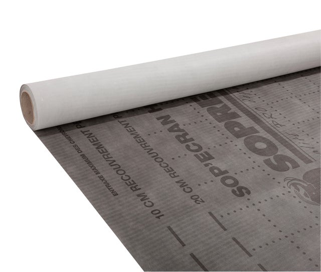 Ecran de sous-toiture et pare-pluie HPV+ R2, rouleau de L.50 x l.1,5 m Sop'écran - SOPREMA