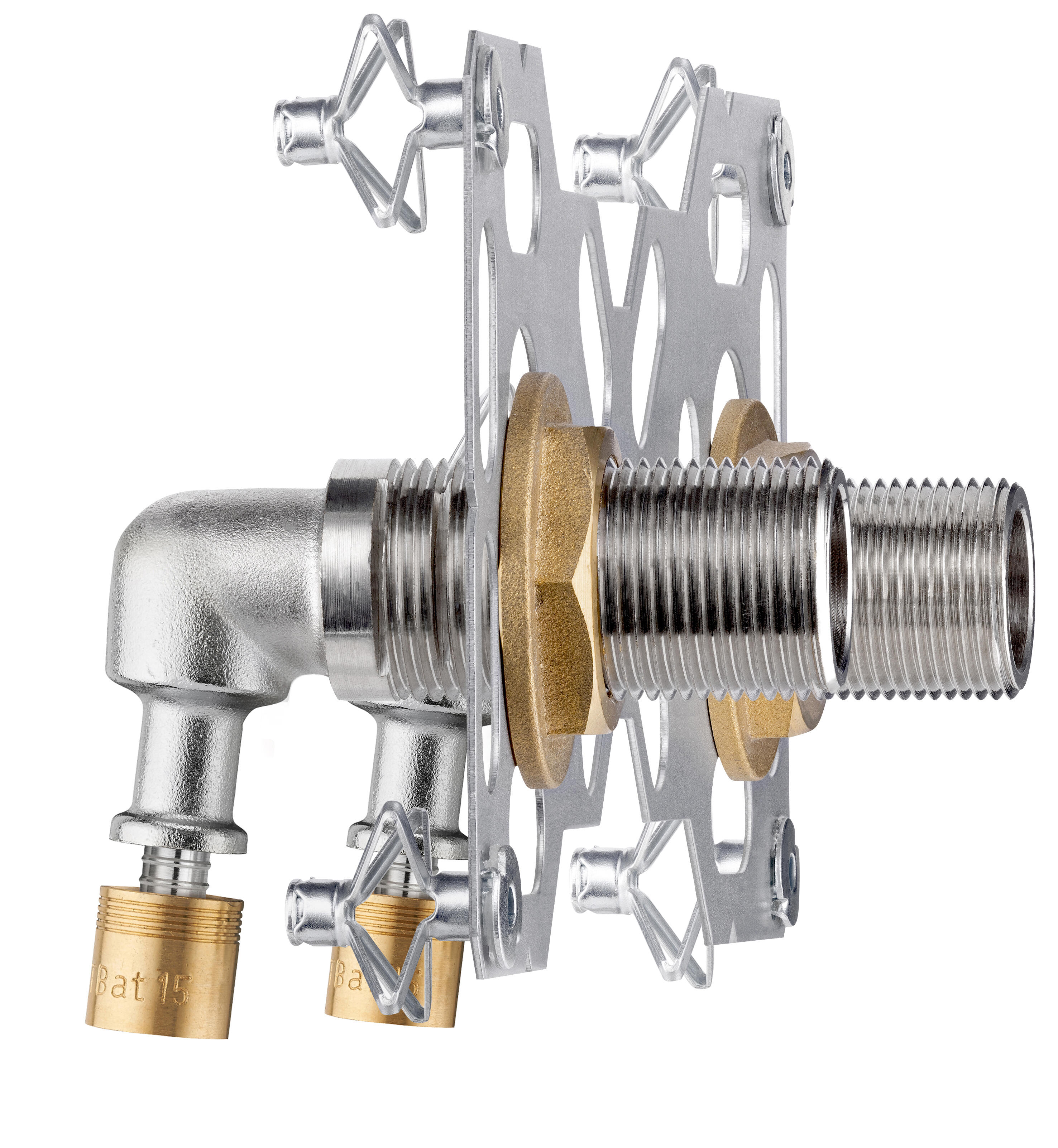 Sortie de cloison mâle à glissement pour tube per, Diam.12 mm 20 x 27 mm - 2