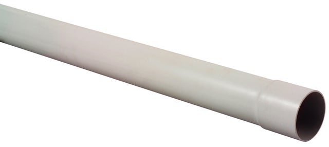 Tuyau de descente PVC gris Diam.80 mm Long.4 m - GIRPI