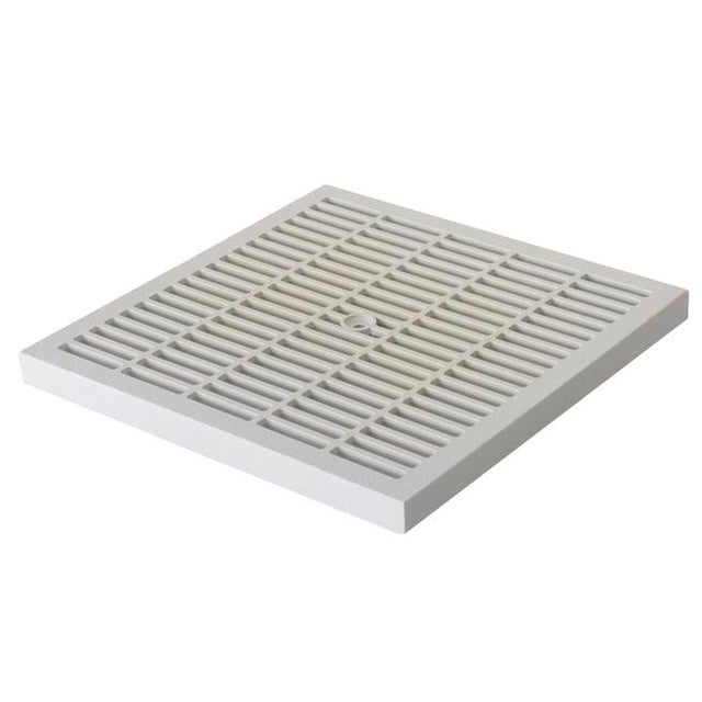 Grille de sol grise 40 x 40 cm